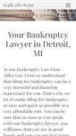 Mobile Screenshot of bankruptcy-attorney-detroit.com